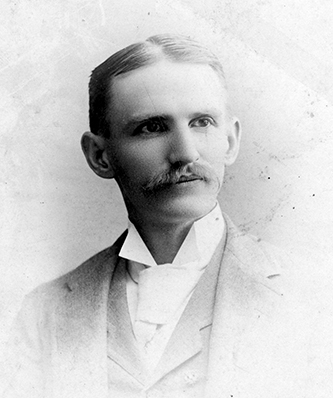 William A. Withers, first Professor of Chemistry at the NC College of Agricultural and Mechanic Arts and acting Grand Sword Bearer at the dedication of the cornerstone of what is now Holiday Hall. Photograph courtesy of NCpedia.